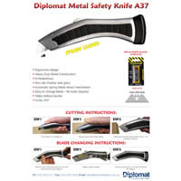 A37 Heavy Duty Metal Safety Knife